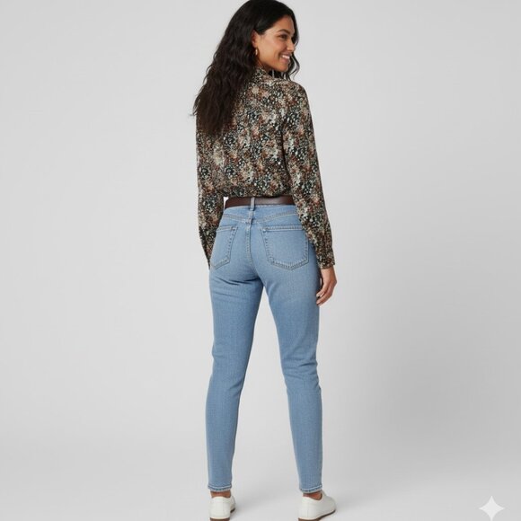 Boho Floral Print Button Down Blouse - Picture 2 of 8